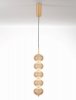 Lampa Wisząca w Stylu Art Deco Złota Luces Exclusivas TIPUANI LE44624