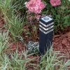 Lampa stojąca ogrodowa zewnętrzna słupek nowoczesna aluminiowa czarna prostokąt Unter den Linden MAYTONI O578FL-01B