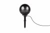 Minimalistyczny Czarny Słupek Ogrodowy Kula BOLO R57042054 RL
