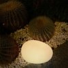 Lampa ogrodowa LED kamień 32cm dekoracyjna ozdobna zmiana kolorów na pilota PEBBLE ES-ST004 Step Into Design