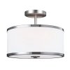 Nowoczesny Plafon Sufitowy Prospect Park Feiss FE-PROSPECT-PARK-SF Lampa salonowa szklana Art Deco