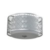 Designerski plafon Ziggy Elstead Lighting ZIGGY-F-M-LS Lakierowane srebro