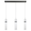 Designerska lampa wisząca w kolorze chrom nowoczesna art deco glamour AMBIENTE LED CCT LP-1510/3L CH Light Prestige