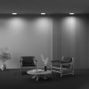 Lampa sufitowa LED nowoczesna aluminium biała ZON MAYTONI C032CL-24W3K-RD-W