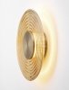Designerski nowoczesny kinkiet ścienny złoty element BERMUDEZ LE44929 Luces Exclusivas