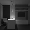 Nowoczesna Lampa Wisząca Tuba Biała Efir Maytoni P089PL-15W3K-W