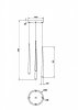 Lampa Wisząca Sople CASCADE MOD132PL-L36BSK2 MAYTONI