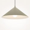 Nowoczesna Lampa Wisząca Basic Colors Maytoni MOD167PL-01BG Stożkowy Kształt Szara