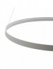 ZUMA LINE CIRCLE Lampa Wisząca Biały Ring 110cm 002177-016659 (LA0717/1 - WH) Biały Pierścień LED
