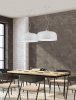 Nowoczesna Lampa Wisząca nad stół salonowa Biała BARON 309800431 TRIO