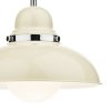 Lampa Wisząca Vintage Kremowy Klosz DYNAMO DYN0133 DAR LIGHTING