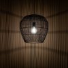 Czarna Lampa Wisząca Z Bambusa W Stylu Boho HAITI BLACK M 11167 Nowodvorski Lighting