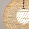 Lampa wisząca designerska rustykalna metalowa jasny brąz nad stół do jadalni do salonu ozdobna Cane MAYTONI MOD204PL-01BG