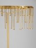 Elegancka Lampa Stojąca Do Salonu Złota Glamour Luces Exclusivas HUARAZ LE44719