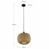 Lampa sufitowa bambusowa 38x38x35cm