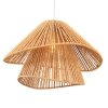 Lampa Wisząca Boho Pleciony Klosz AMALFI P0578 MAXLIGHT