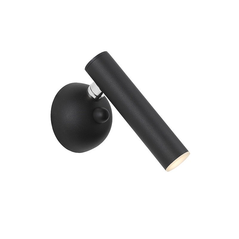 CZARNY Nowoczesny Kinkiet ZUMA LINE LOYA WALL W046101AP7P7 Kinkiety