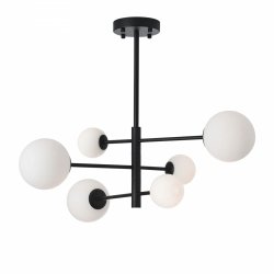 Lampa wisząca do salonu do jadalni Bolti  PLC0103-BK Yaskr  czarna G9