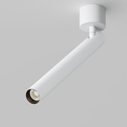 Lampa sufitowa plafon spot minimalistyczna klasyczna LED regulowa tuba aluminium biała Focus T MAYTONI C141CL-L300-6W3K-W