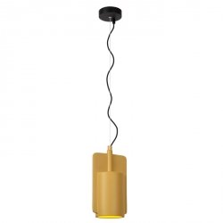 Lampa Wisząca Loft Żółta Betonowa NINJA 44415/13/34 LUCIDE