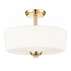 Stylowy nowoczesny złoty plafon sufitowy ASPEN C03354AU Cosmo Light