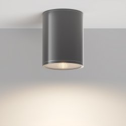 Nowoczesna lampa zewnętrzna sufitowa plafon LED metalowy grafitowy Bar MAYTONI O306CL-L7GF