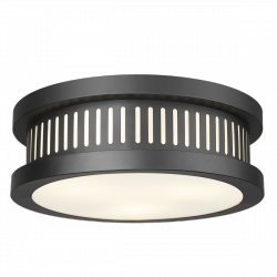 Czarny plafon zewnętrzny ogrodowy FUNCHAL C03163BK Cosmo Light