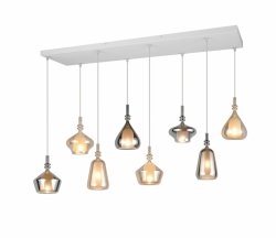 Lampa wisząca wielopunktowa nowoczesna szklane klosze designerska ALDEA 349400817 Trio 