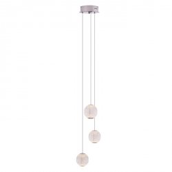Nowoczesna Lampa Wisząca Chrom Klosz Kula NOBILE P0479 MAXLIGHT