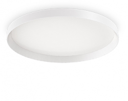 Lampa sufitowa LED okrągła biała minimalistyczna klasyczna Fly pl d60 2700k 341187 IDEAL LUX 