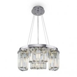 KRYSZTAŁOWA LAMPA WISZĄCA CHROM COLLIN MAYTONI MOD083PL-04CH ŻYRANDOL KRYSZTAŁOWY DO SALONU-JADALNI GLAMOUR