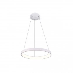 Nowoczesna Lampa Wisząca LED Biały Okrąg VICO PND-53675-078RPC-WH-3KS4K-TRDIMM ITALUX