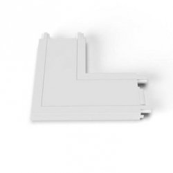 Białe Łączenie Do Szynoprzewodu Magnetycznego GAMMA TRACK MAGNETIC L CORNER AZ5325 AZZARDO