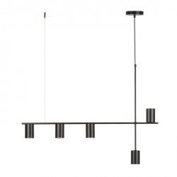 Nowoczesna Lampa Wisząca Czarna VENDO 33692 SIGMA