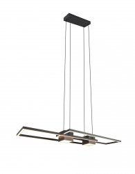 Czarna Nowoczesna Dekoracyjna Lampa Wisząca LED ALBANY 347710432 TRIO