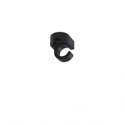 Element montażowy czarny uchwyt do montażu przewodu do systemu CAMELEON MOUNTING B BLACK 8393 Nowodvorski Lighting ZESTAW 5 szt 