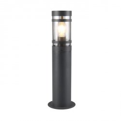 Nowoczesny Antracytowy Słupek Ogrodowy Minimalistyczny PALOMA R51716142 RL