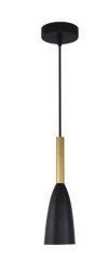 NOWOCZESNA LAMPA WISZĄCA LIGHT PRESTIGE SOLIN LP-181/1P BK/GD