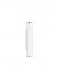 Lampa ścienna kinkiet LED tuba z ryflowanego szkła 30cm minimalistyczny zmiana barwy światła IP44 ALEGRANZA LE45769 Luces Exclusivas