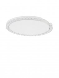 Nowoczesny plafon lampa sufitowa LED biały okrąg uniwersalny minimalistyczny ściemnialny Luces Exclusivas 9030963