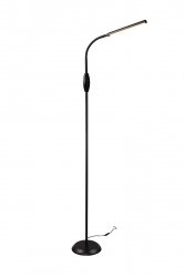 Nowoczesna dekoracyjna lampa podłogowa LED czarna minimalistyczna klasyczna metalowa regulowana ściemnialna TORO R47641102 Rl