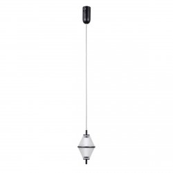 Lampa wisząca Fuente Italux PND-34395-1-BK ozdobna siatkowany klosz złoty/czarny mat