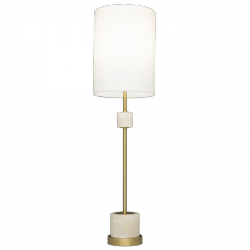 Minimalistyczna Lampka Stołowa Glamour BARI T01040BR-WH COSMO LIGHT