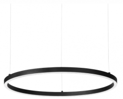 NOWOCZESNA LAMPA WISZĄCA OKRĄG RING LED CZARNA IDEAL LUX 304397 ORACLE SLIM SP D70 ROUND 3000K DALI 