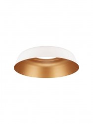 Nowoczesny plafon lampa sufitowa biało-złota okrągła 40cm uniwersalna minimalistyczna IP54 Luces Exclusivas