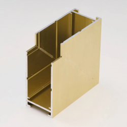 Złącze ściana-sufit złote do szynoprzewodu magnetycznego jednofazowego natynkowego AZZARDO BETA TRACK MAGNETIC 57 230V AZ6383