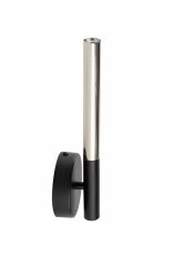 Nowoczesny Kinkiet podłużny rurka sopel lux led Sigma 40735 czarny/srebrny