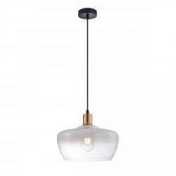 Lampa wisząca Parola PND-3636-1-BRO-W Italux biały szklany jadalniana nad stół