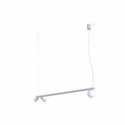 Nowoczesna lampa wisząca FOURTY silk grey III 11450 Nowodvorski Lighting