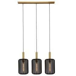 Lampa Wisząca Nowoczesna Czarne Klosze Materiałowe CORINA 03447/03/30 LUCIDE